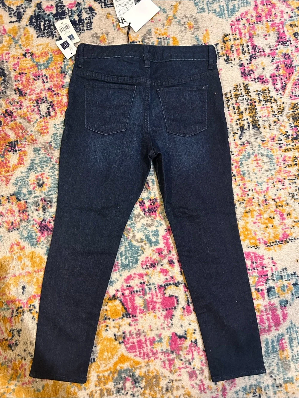 Gap Dark Wash Girls' Skinny Jeans - Navy